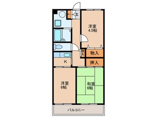 蓮根ペガサスビルの物件間取画像